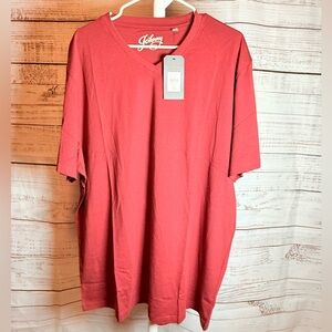 Johnny Bigg Wine-Red V-Neck Tee